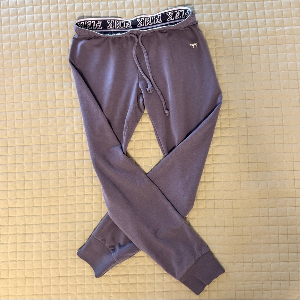 PINK Victoria's Secret Jogger Lounge Sweat Pants Dog Logo Trending